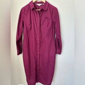 Boden US 8P Burgundy Dress Shirt women